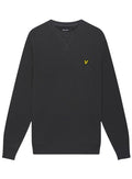 LYLE & SCOTT Cotton Crew Neck Sweatshirt Gunmetal - MAISONDEFASHION.COM