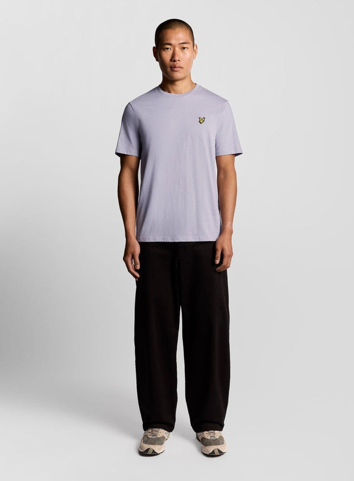 LYLE & SCOTT Cotton Crew Neck T-Shirt Ash Lilac - MAISONDEFASHION.COM
