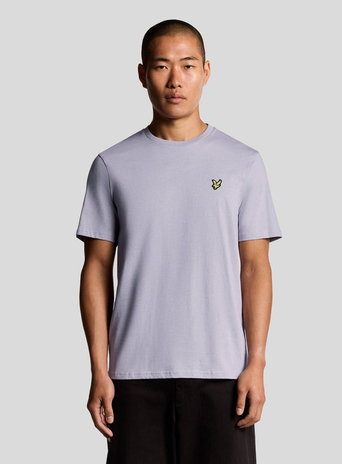 LYLE & SCOTT Cotton Crew Neck T-Shirt Ash Lilac - MAISONDEFASHION.COM