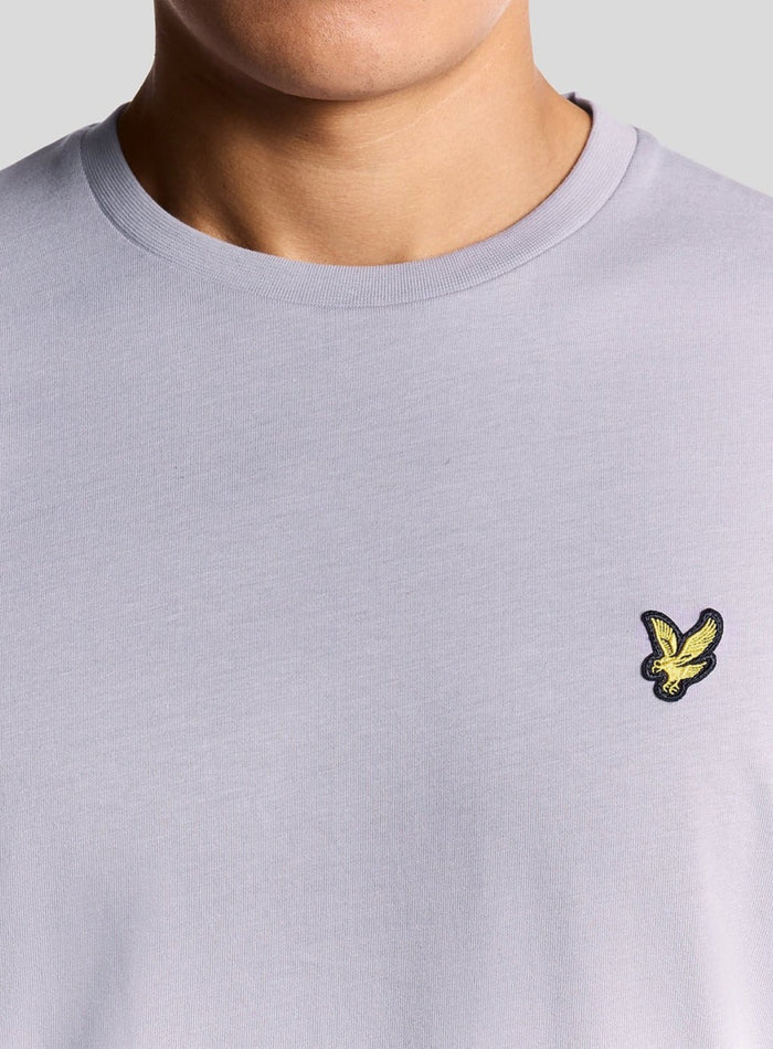LYLE & SCOTT Cotton Crew Neck T-Shirt Ash Lilac - MAISONDEFASHION.COM