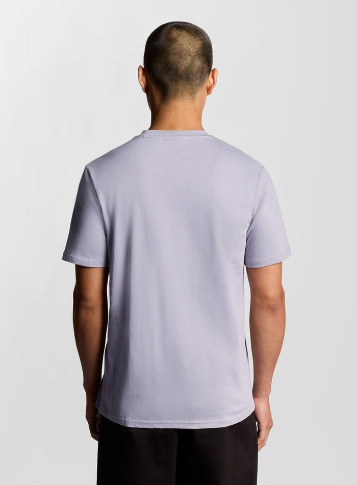 LYLE & SCOTT Cotton Crew Neck T-Shirt Ash Lilac - MAISONDEFASHION.COM