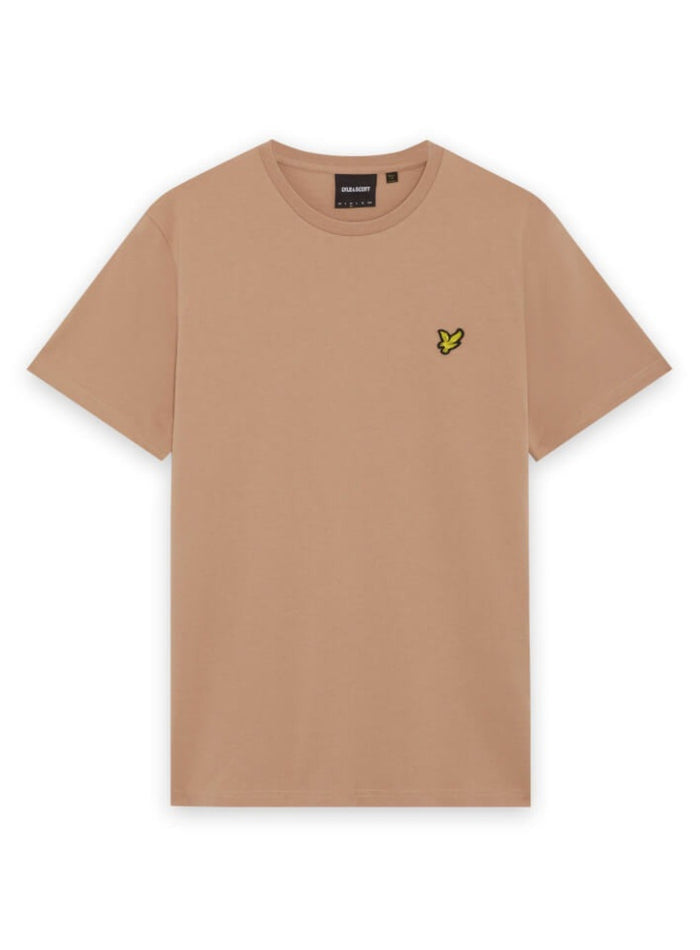 LYLE & SCOTT Cotton Crew Neck T-Shirt Barley - MAISONDEFASHION.COM