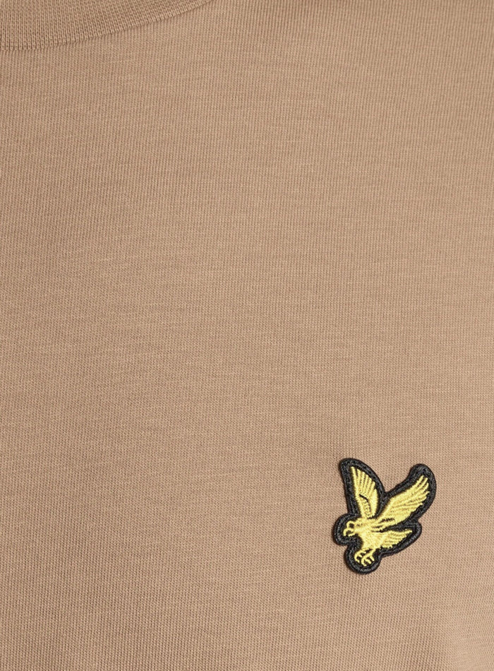 LYLE & SCOTT Cotton Crew Neck T-Shirt Barley - MAISONDEFASHION.COM
