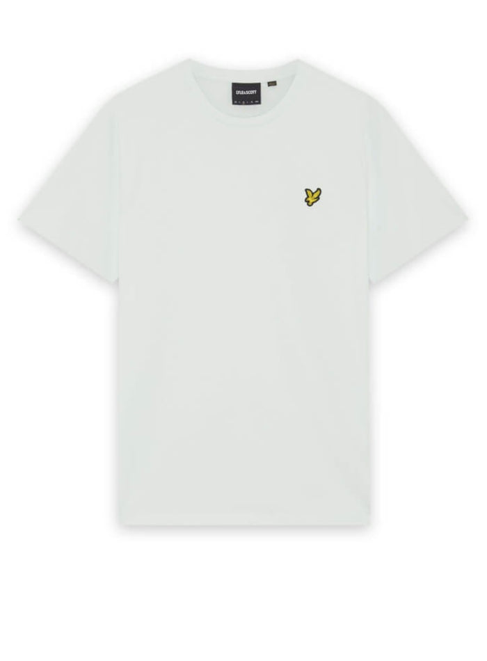 LYLE & SCOTT Cotton Crew Neck T-Shirt Blue Ice - MAISONDEFASHION.COM