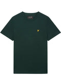 LYLE & SCOTT Cotton Crew Neck T-Shirt Dark Green - MAISONDEFASHION.COM