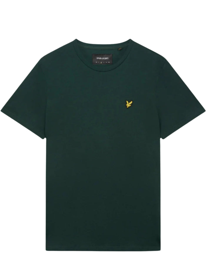 LYLE & SCOTT Cotton Crew Neck T-Shirt Dark Green - MAISONDEFASHION.COM