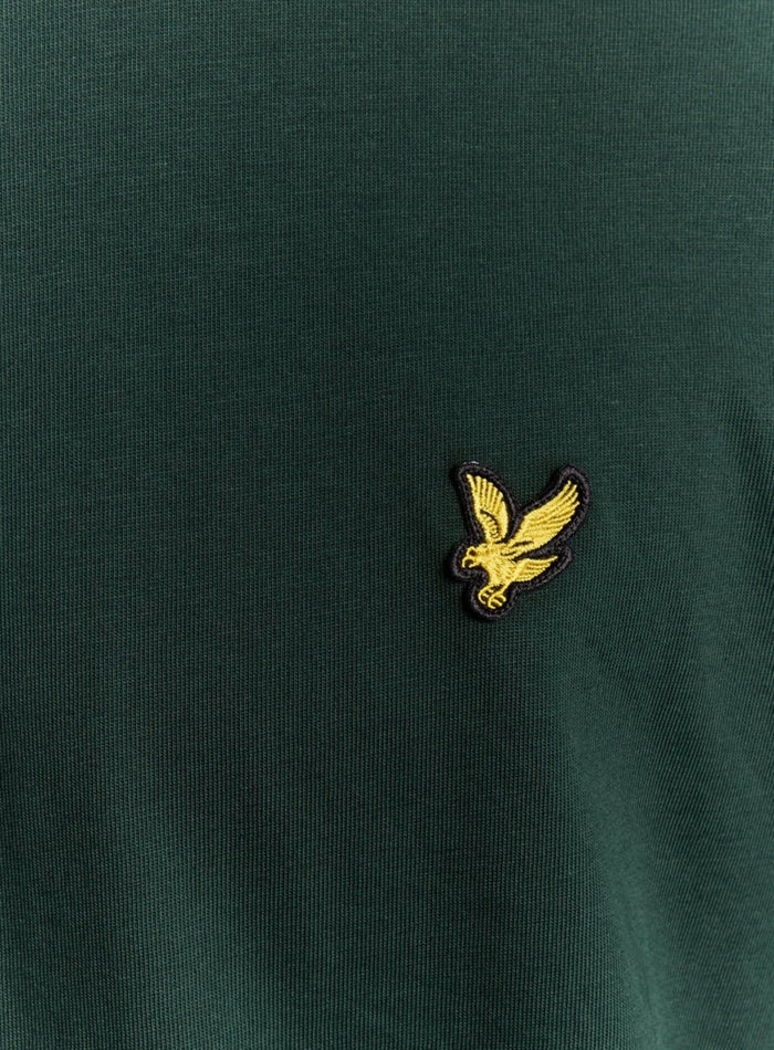 LYLE & SCOTT Cotton Crew Neck T-Shirt Dark Green - MAISONDEFASHION.COM