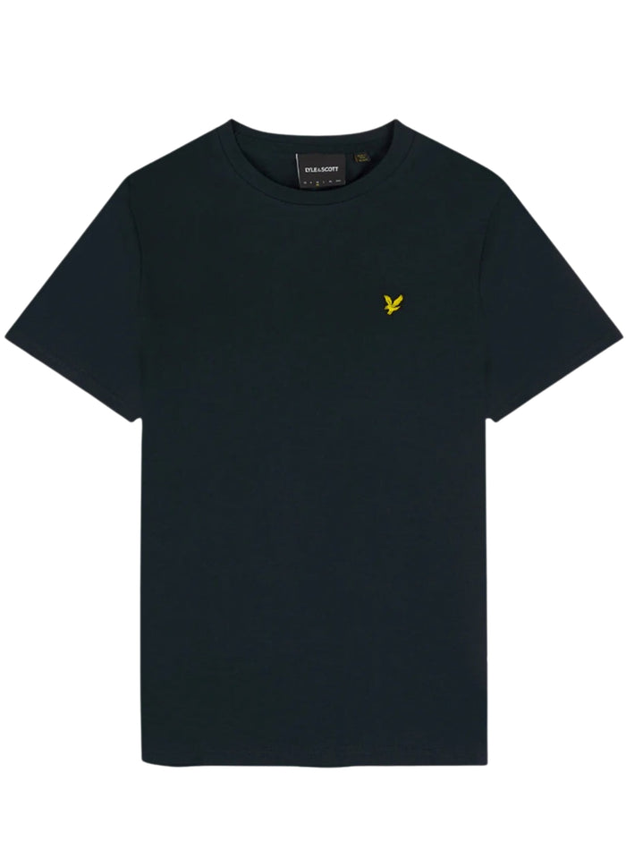 LYLE & SCOTT Cotton Crew Neck T-Shirt Dark Navy - MAISONDEFASHION.COM