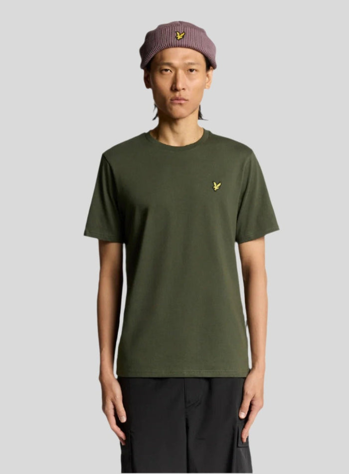 LYLE & SCOTT Cotton Crew Neck T-Shirt Deep Depths - MAISONDEFASHION.COM
