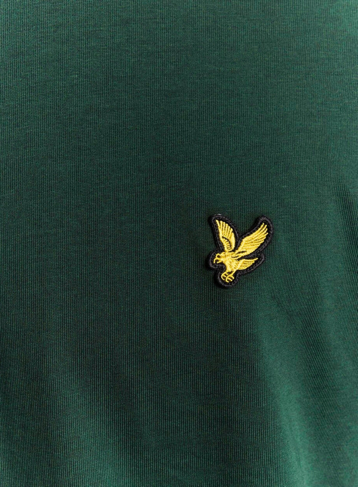 LYLE & SCOTT Cotton Crew Neck T-Shirt Everglade - MAISONDEFASHION.COM