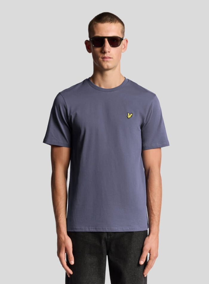 LYLE & SCOTT Cotton Crew Neck T-Shirt Graystone - MAISONDEFASHION.COM
