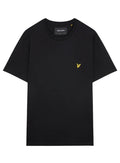 LYLE & SCOTT Cotton Crew Neck T-Shirt Jet Black - MAISONDEFASHION.COM