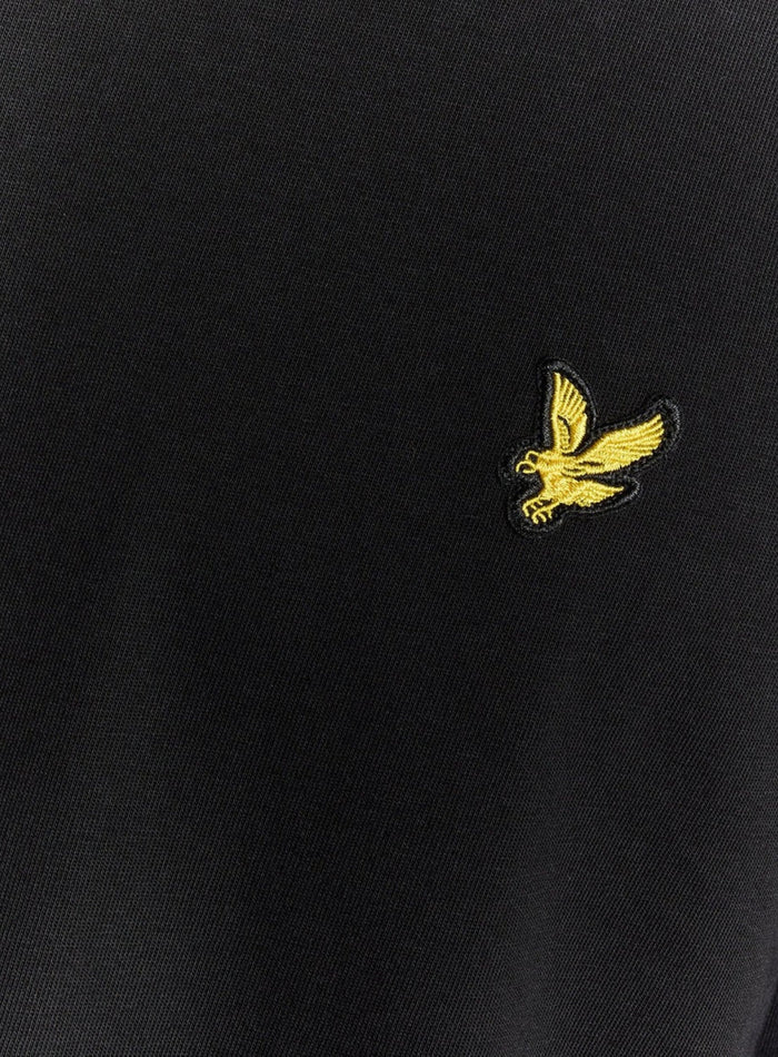 LYLE & SCOTT Cotton Crew Neck T-Shirt Jet Black - MAISONDEFASHION.COM