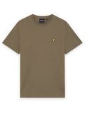 LYLE & SCOTT Cotton Crew Neck T-Shirt Khaki Ash - MAISONDEFASHION.COM