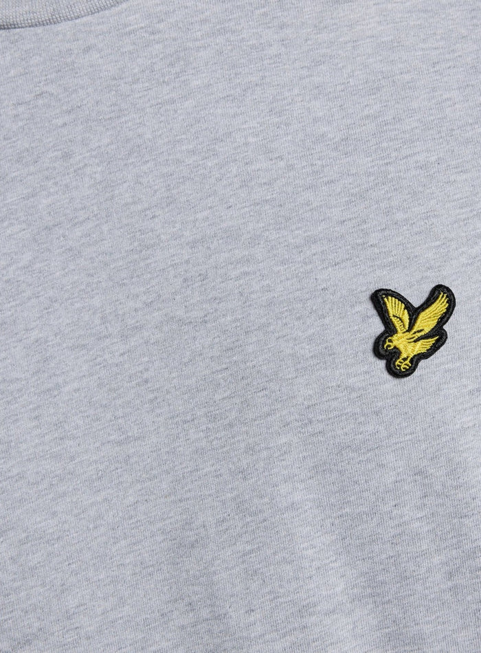 LYLE & SCOTT Cotton Crew Neck T-Shirt Light Grey - MAISONDEFASHION.COM