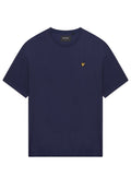 LYLE & SCOTT Cotton Crew Neck T-Shirt Navy - MAISONDEFASHION.COM