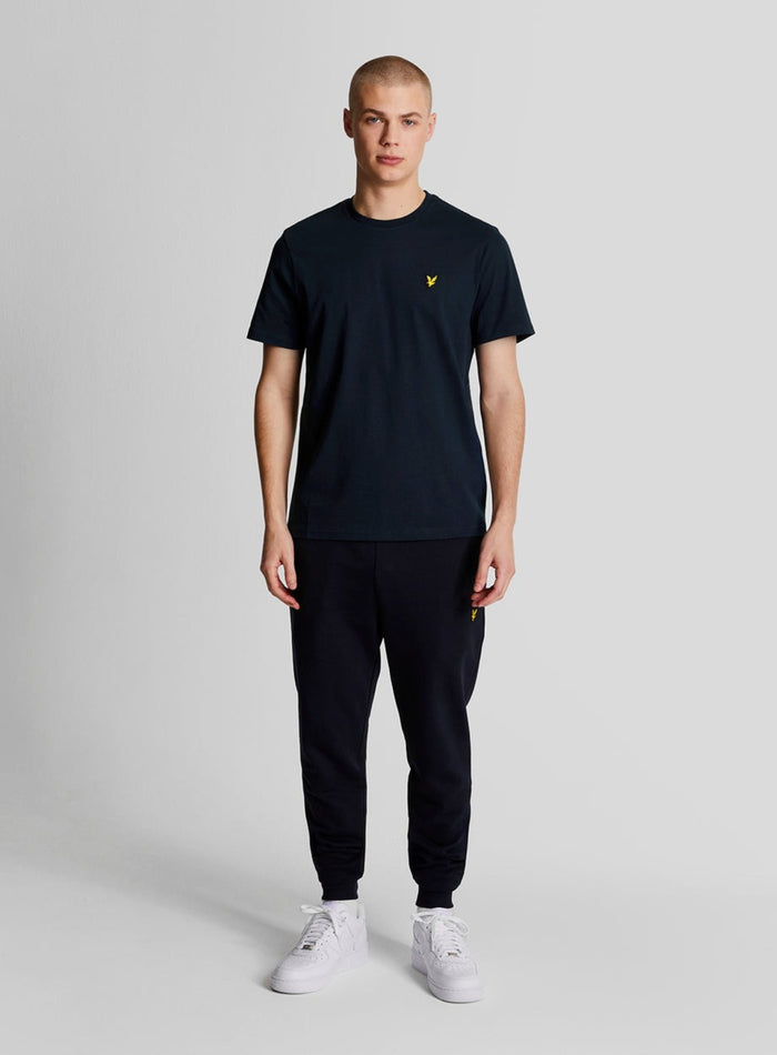 LYLE & SCOTT Cotton Crew Neck T-Shirt Navy - MAISONDEFASHION.COM