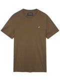 LYLE & SCOTT Cotton Crew Neck T-Shirt Olive - MAISONDEFASHION.COM
