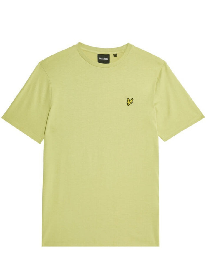 LYLE & SCOTT Cotton Crew Neck T-Shirt Pale Willow - MAISONDEFASHION.COM