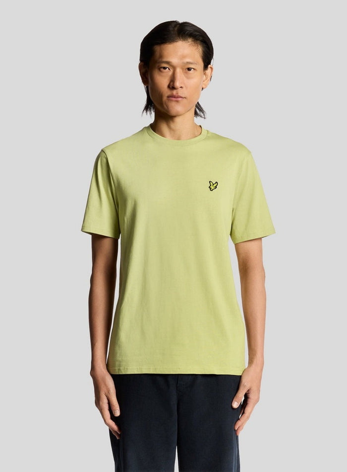 LYLE & SCOTT Cotton Crew Neck T-Shirt Pale Willow - MAISONDEFASHION.COM