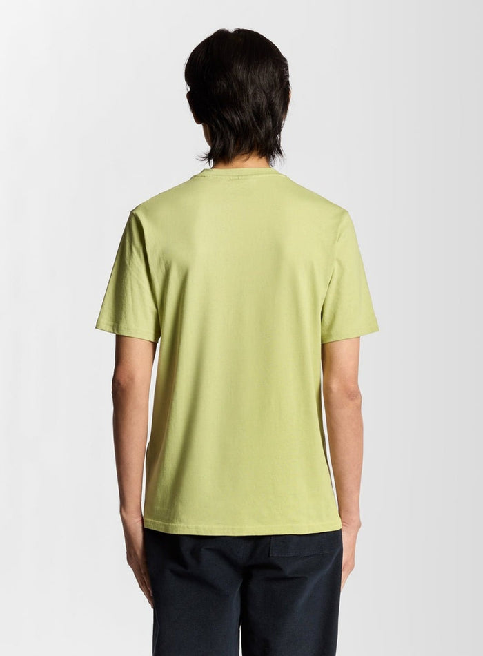 LYLE & SCOTT Cotton Crew Neck T-Shirt Pale Willow - MAISONDEFASHION.COM
