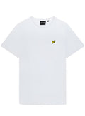 LYLE & SCOTT Cotton Crew Neck T-Shirt White - MAISONDEFASHION.COM