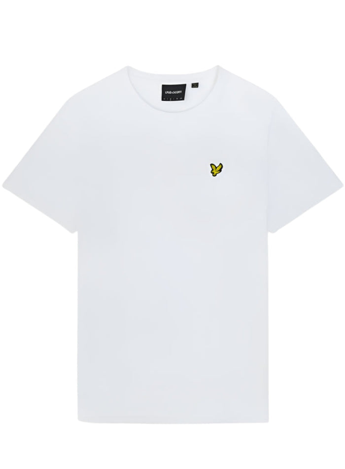 LYLE & SCOTT Cotton Crew Neck T-Shirt White - MAISONDEFASHION.COM