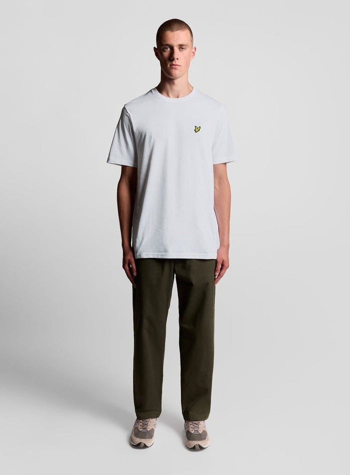 LYLE & SCOTT Cotton Crew Neck T-Shirt White - MAISONDEFASHION.COM