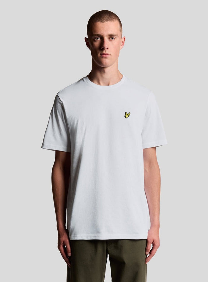 LYLE & SCOTT Cotton Crew Neck T-Shirt White - MAISONDEFASHION.COM