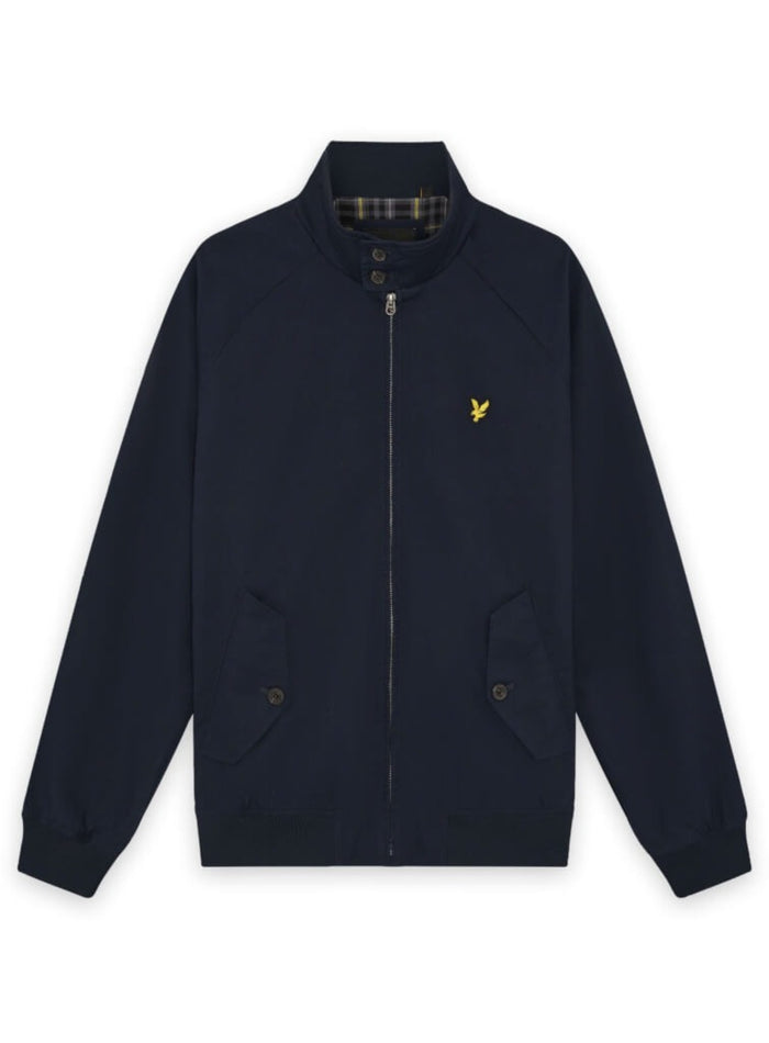 LYLE & SCOTT Cotton Harrington Jacket Dark Navy - MAISONDEFASHION.COM