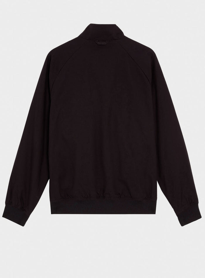 LYLE & SCOTT Cotton Harrington Jacket Jet Black - MAISONDEFASHION.COM