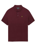 LYLE & SCOTT Cotton Polo Shirt Burgundy - MAISONDEFASHION.COM
