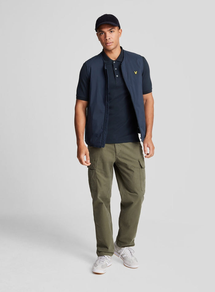 LYLE & SCOTT Cotton Polo Shirt Dark Navy - MAISONDEFASHION.COM