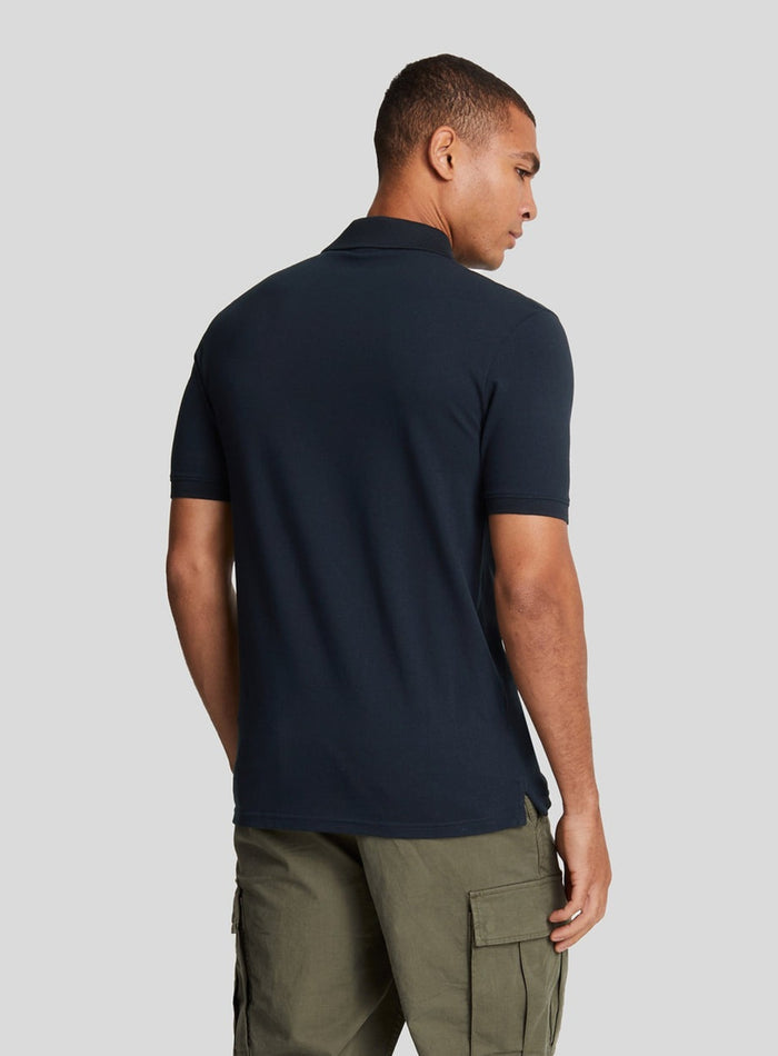 LYLE & SCOTT Cotton Polo Shirt Dark Navy - MAISONDEFASHION.COM