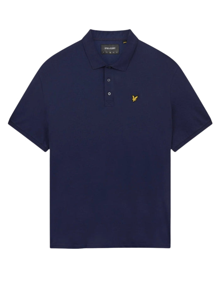 LYLE & SCOTT Cotton Polo Shirt Navy - MAISONDEFASHION.COM