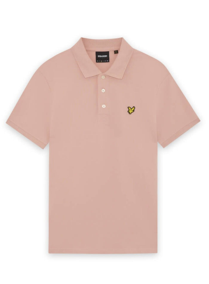 LYLE & SCOTT Cotton Polo Shirt Pink Grapefruit - MAISONDEFASHION.COM