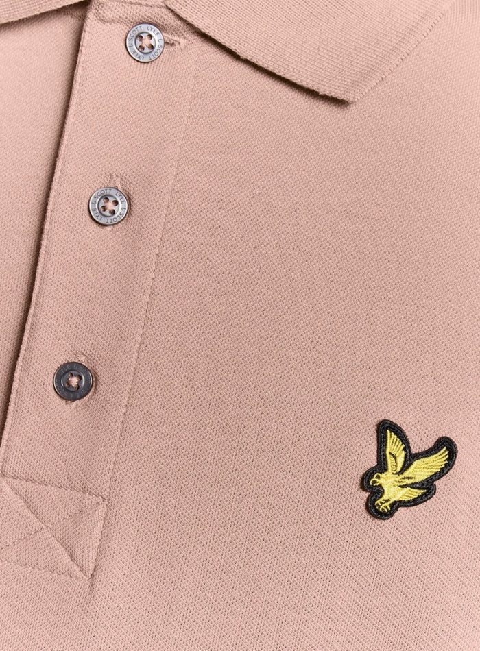 LYLE & SCOTT Cotton Polo Shirt Pink Grapefruit - MAISONDEFASHION.COM