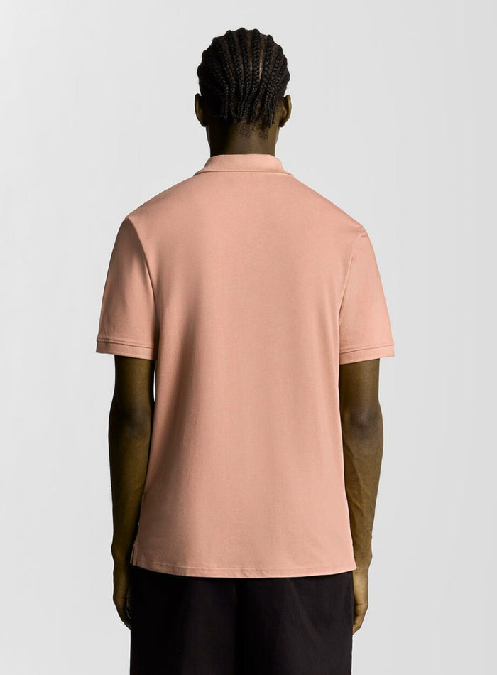 LYLE & SCOTT Cotton Polo Shirt Pink Grapefruit - MAISONDEFASHION.COM