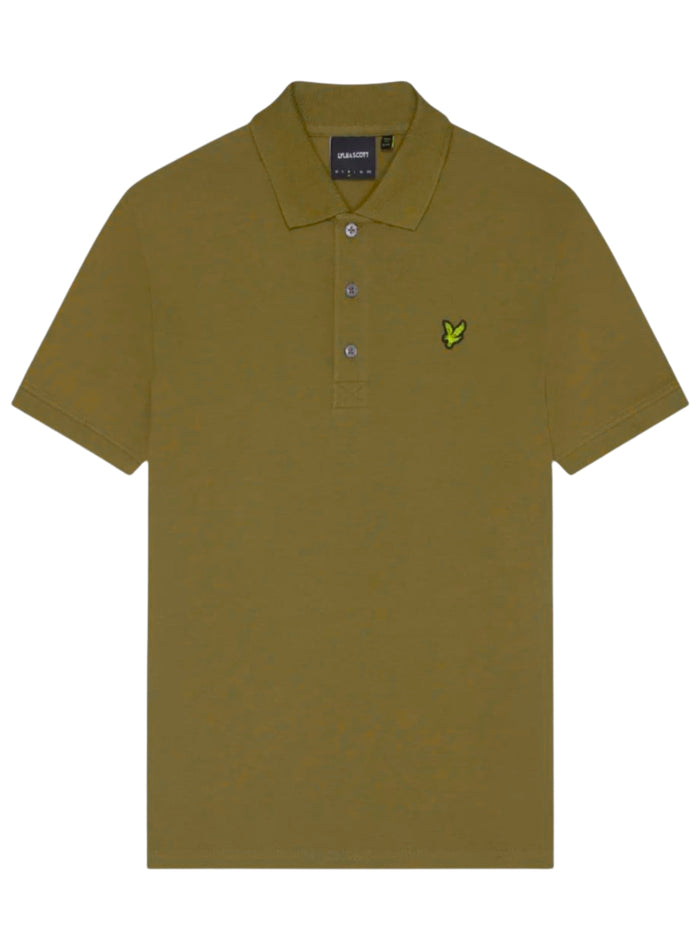 LYLE & SCOTT Cotton Polo Shirt Tree Green - MAISONDEFASHION.COM