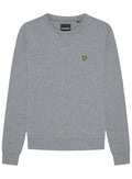 LYLE & SCOTT Crew Neck Sweatshirt Mid Grey Marl - MAISONDEFASHION.COM