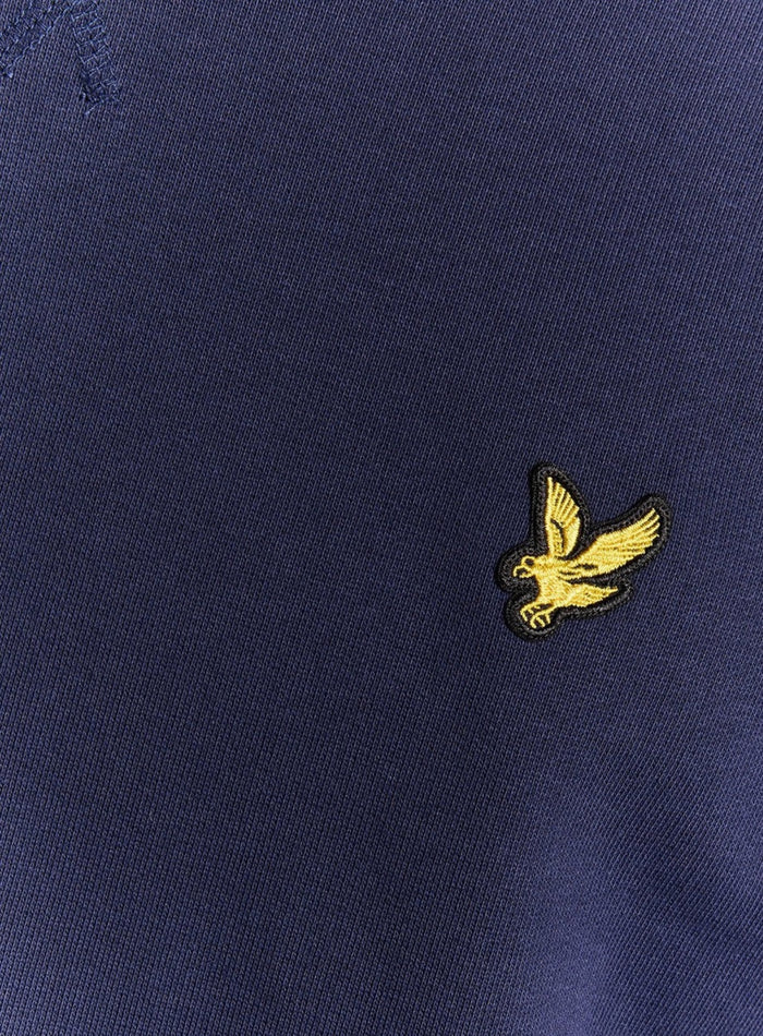 LYLE & SCOTT Crew Neck Sweatshirt Navy - MAISONDEFASHION.COM