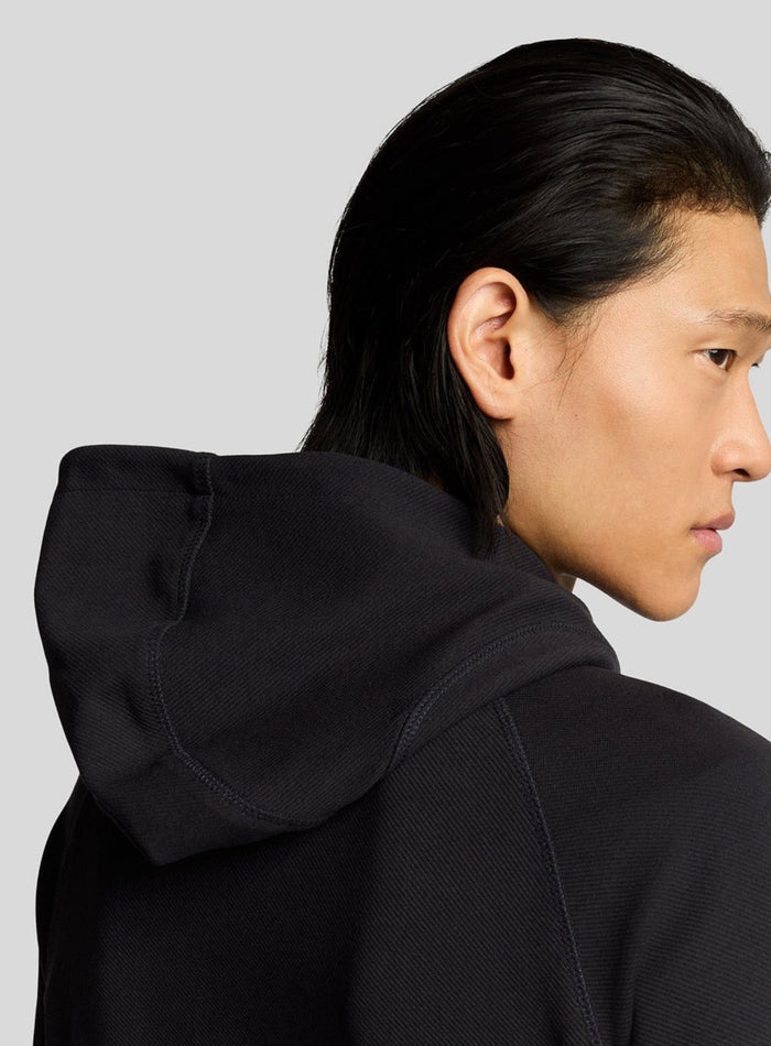 LYLE & SCOTT Diagonal Interlock Hooded Zip Through Lacquer - MAISONDEFASHION.COM