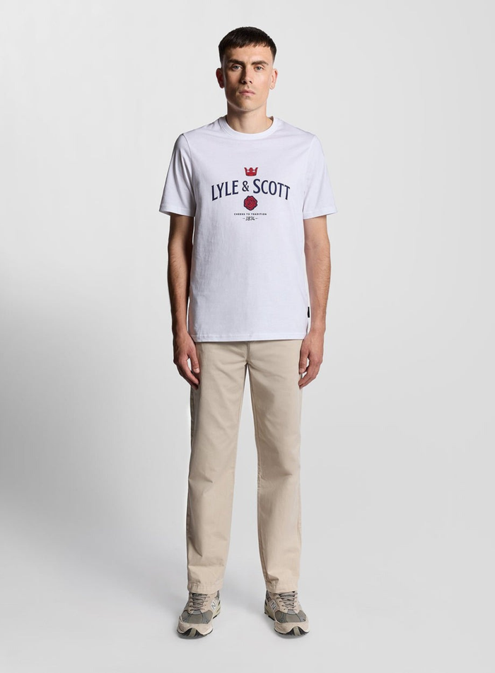 LYLE & SCOTT Drawstring Tapered Chino Cove - MAISONDEFASHION.COM