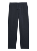 LYLE & SCOTT Drawstring Tapered Chino Dark Navy - MAISONDEFASHION.COM