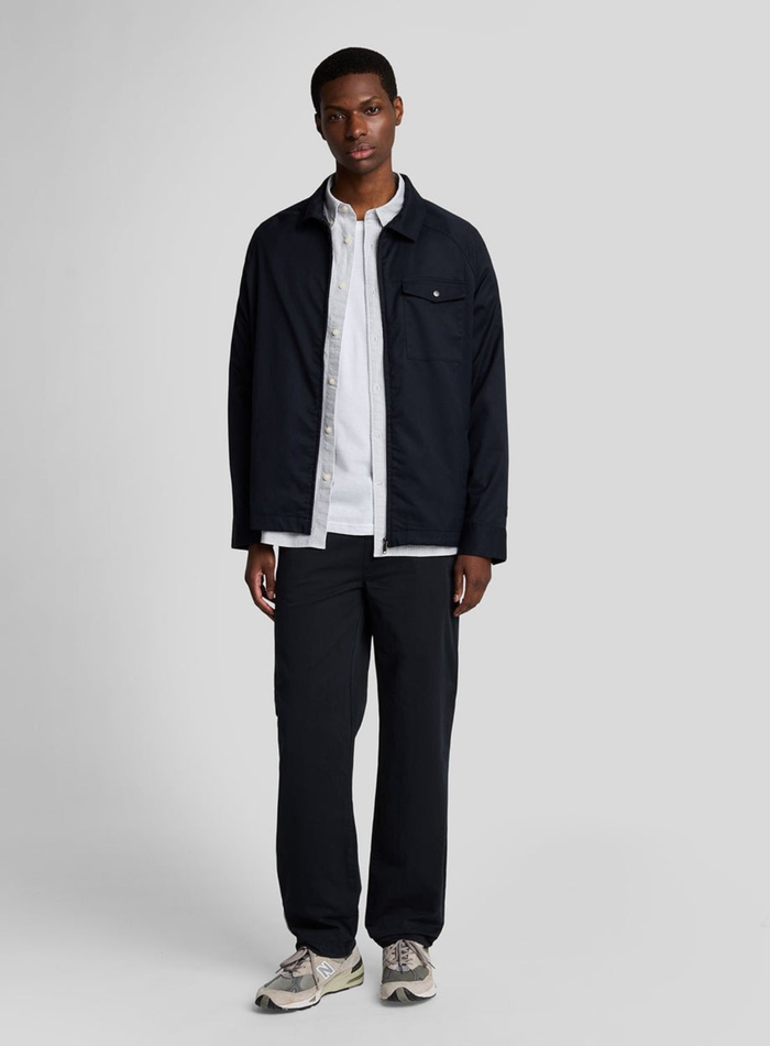 LYLE & SCOTT Drawstring Tapered Chino Jet Black - MAISONDEFASHION.COM