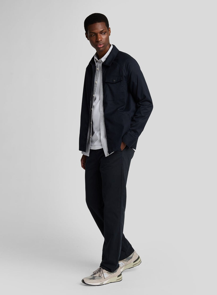 LYLE & SCOTT Drawstring Tapered Chino Jet Black - MAISONDEFASHION.COM
