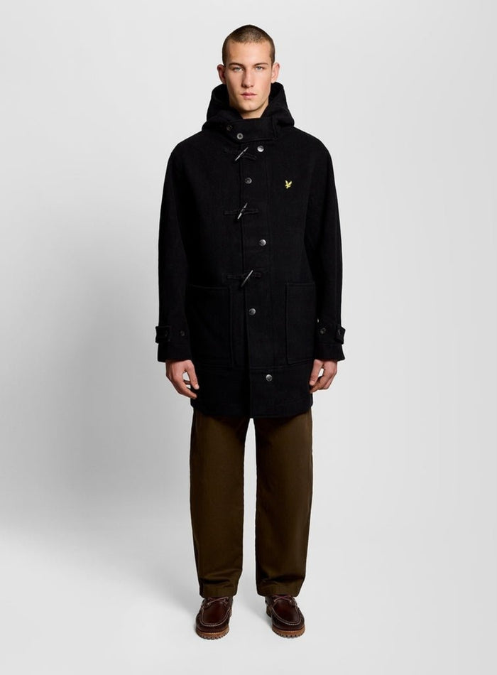 LYLE & SCOTT Duffle Coat Jet Black - MAISONDEFASHION.COM