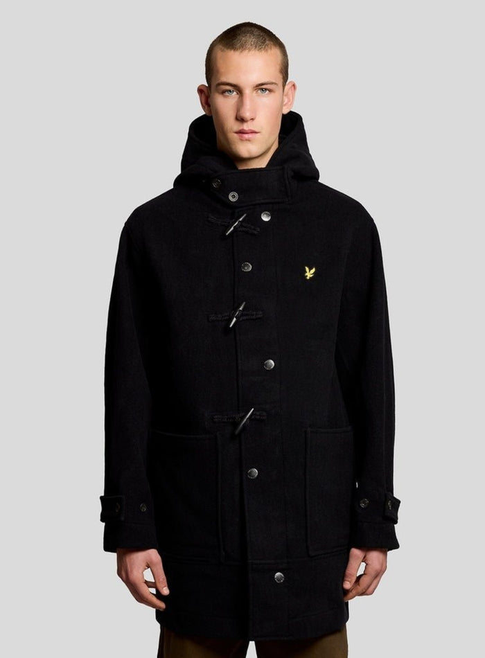 LYLE & SCOTT Duffle Coat Jet Black - MAISONDEFASHION.COM