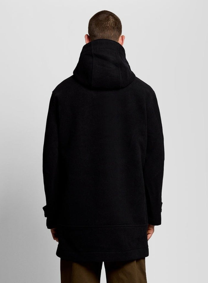 LYLE & SCOTT Duffle Coat Jet Black - MAISONDEFASHION.COM