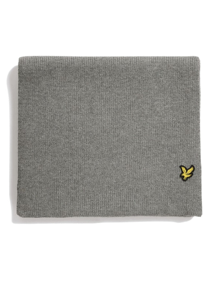 LYLE & SCOTT Everyday Scarf Mid Grey Marl - MAISONDEFASHION.COM